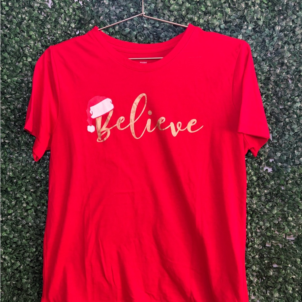 Holiday Time Vibrant Red T-Shirt